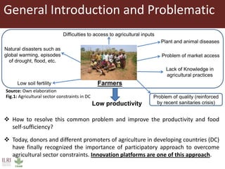 Impact assessment of Volta2 innovation platforms on improvement of crop and livestock productions in four villages of Yatenga province, northern Burkina Faso