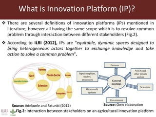 Impact assessment of Volta2 innovation platforms on improvement of crop and livestock productions in four villages of Yatenga province, northern Burkina Faso