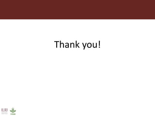 Impact of innovation platforms on marketing relationships: The case of Volta Basin integrated crop-livestock value chains in northern Ghana