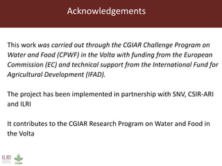 Impact of innovation platforms on marketing relationships: The case of Volta Basin integrated crop-livestock value chains in northern Ghana