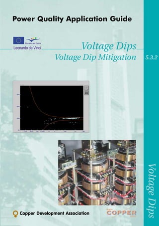Power Quality Application Guide
Voltage Dips
Voltage Dip Mitigation
VoltageDips
5.3.2
Copper Development Association
 