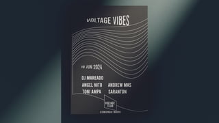 Voltage Vibes Flyer - Techno Music Party