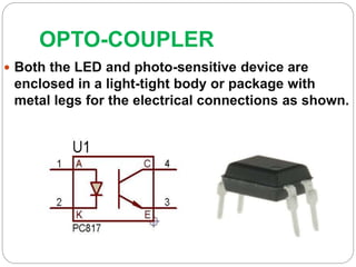 Voltage ergulator and sensors and optocoupler | PPTX