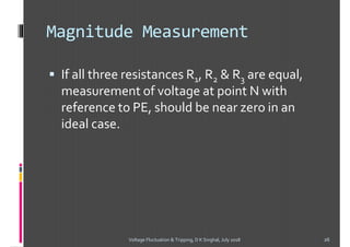 Voltage fluctuations and motor tripping