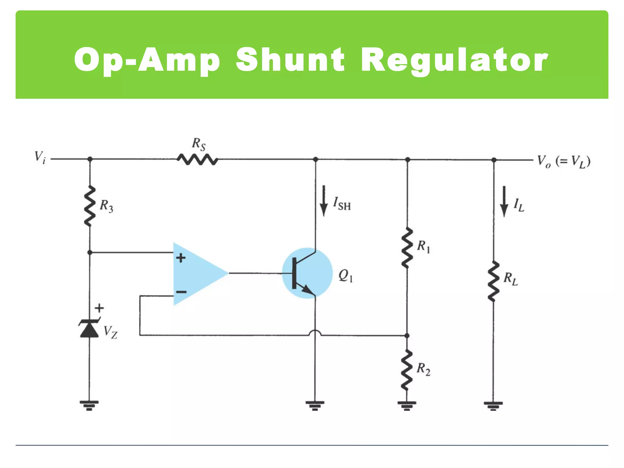 Op-Amp Shunt Regulator
 