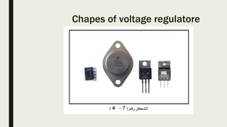 Chapes of voltage regulatore
 