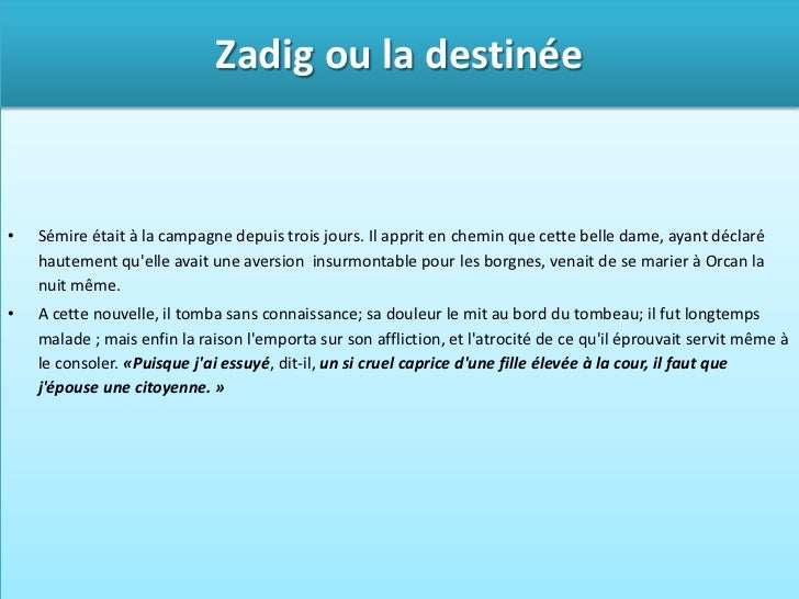 Voltaire zadig