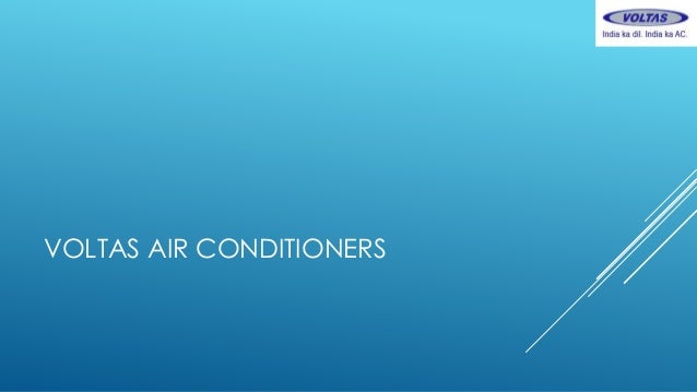 Voltas Air-Conditioners- Service Management
