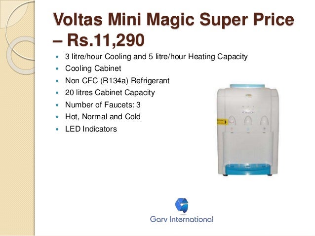 voltas dispenser price list