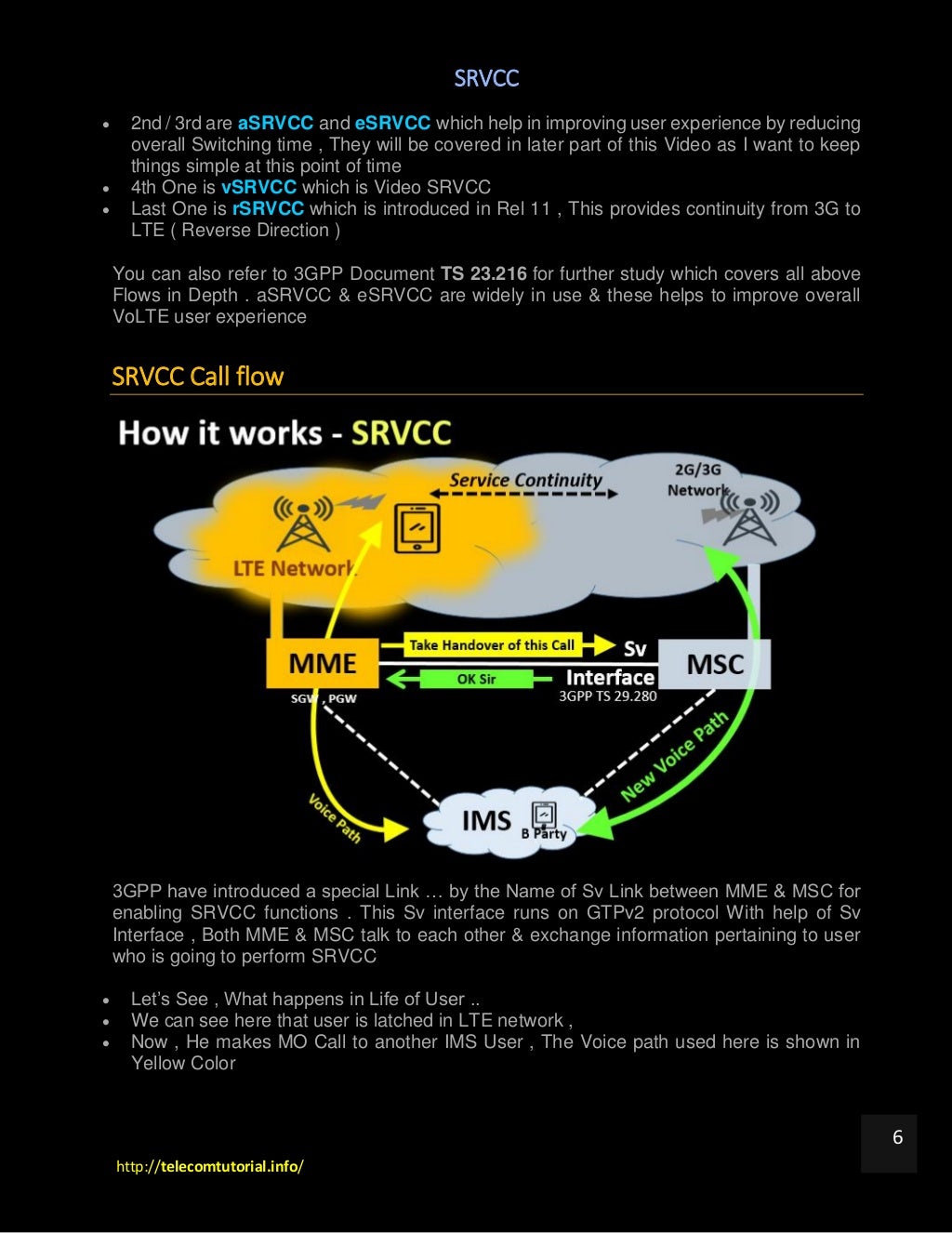 SRVCC (Single Radio Voice Call Continuity) in VoLTE & Comparison with…