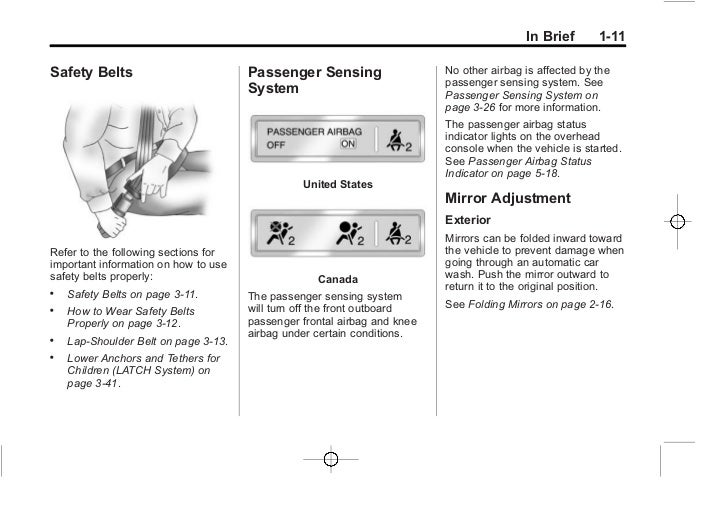 2012 Chevrolet Volt Owners Manual