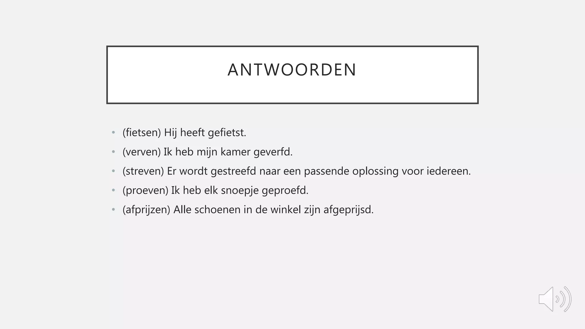Voltooid Voltooid deelwoord | PPTX