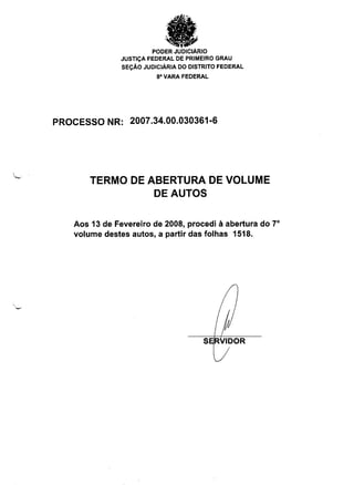 Processo DI vs. SCODB Brasília - JFDF - Volume 07