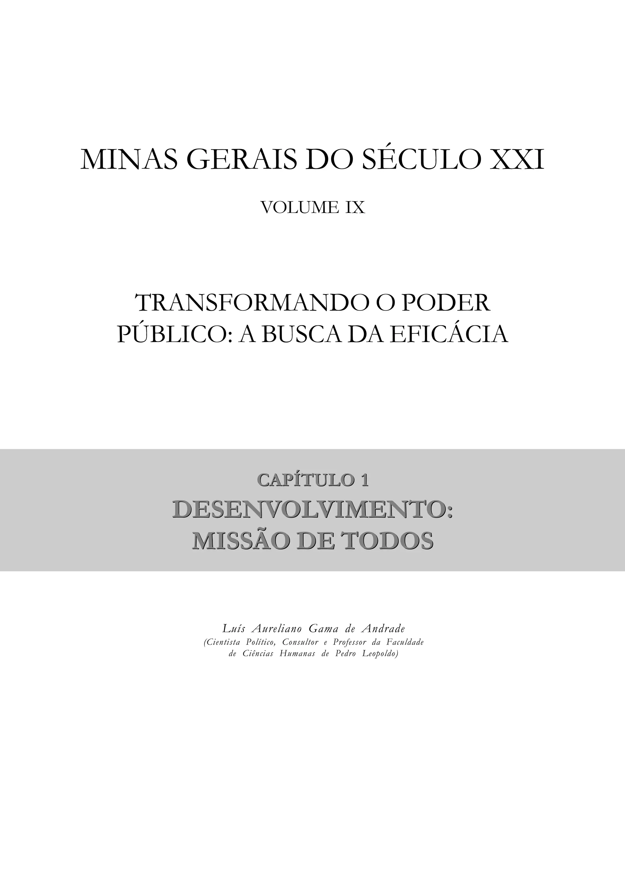 Volume 9 O Poder Publico