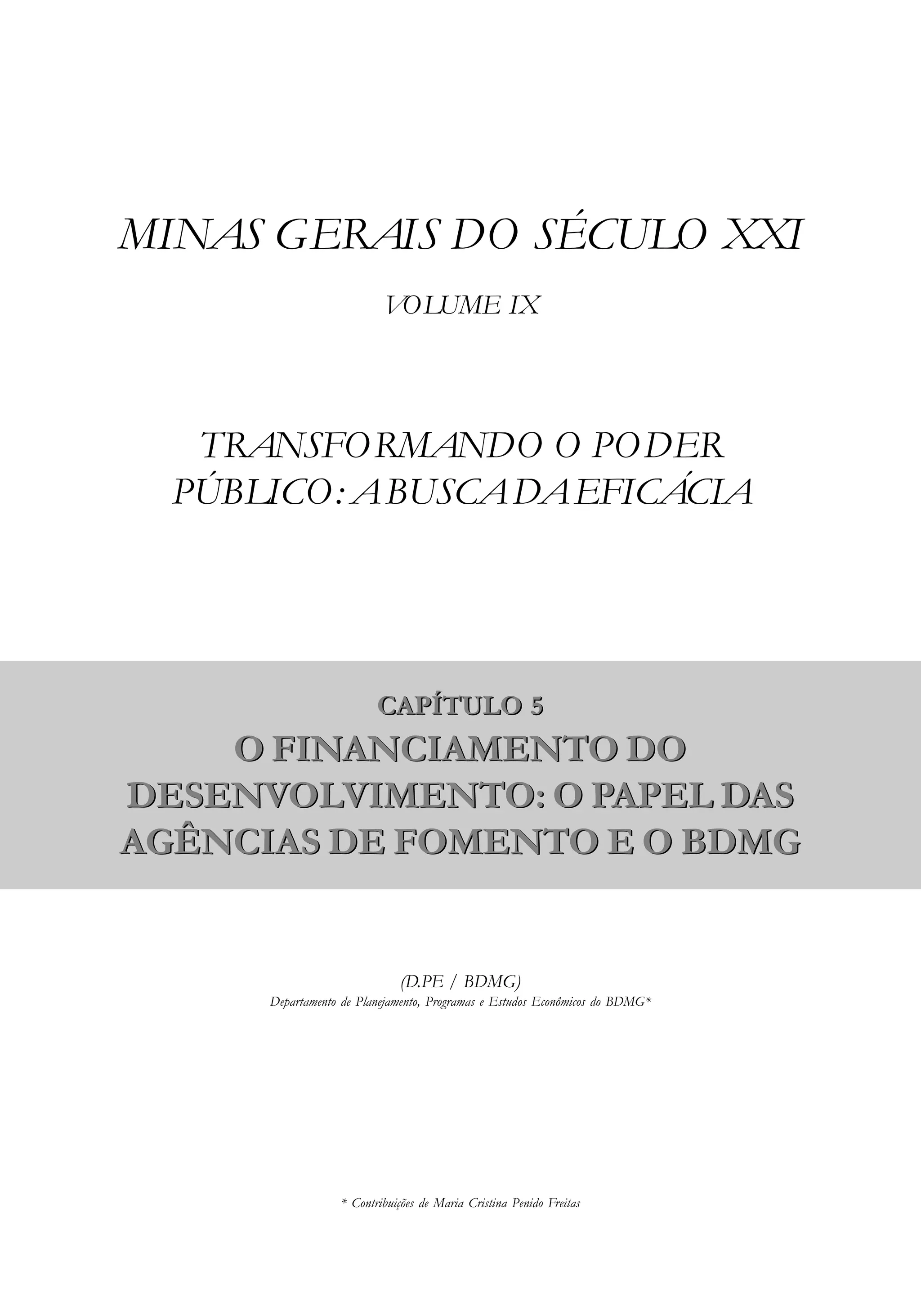 Volume 9 O Poder Publico