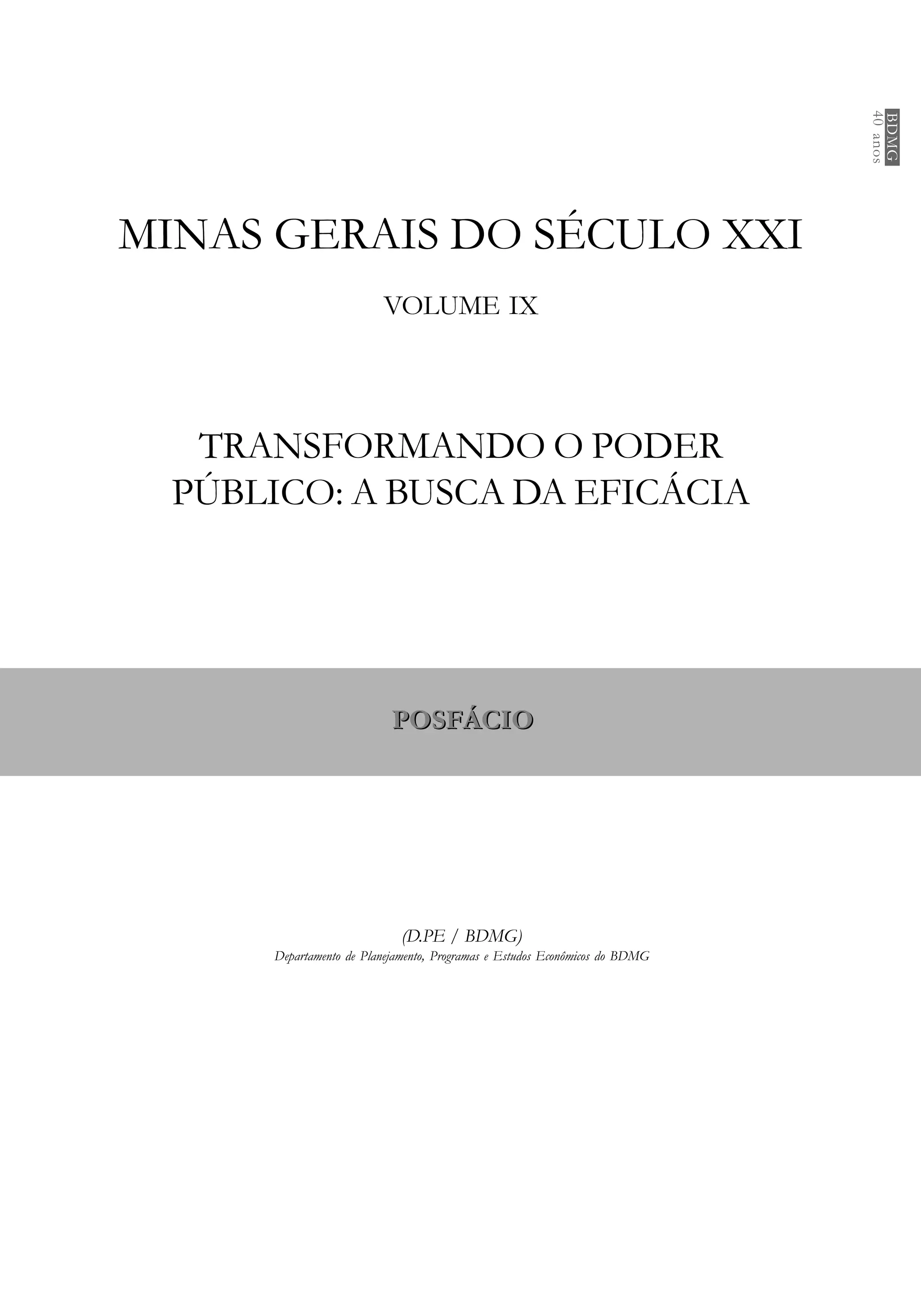 Volume 9 O Poder Publico