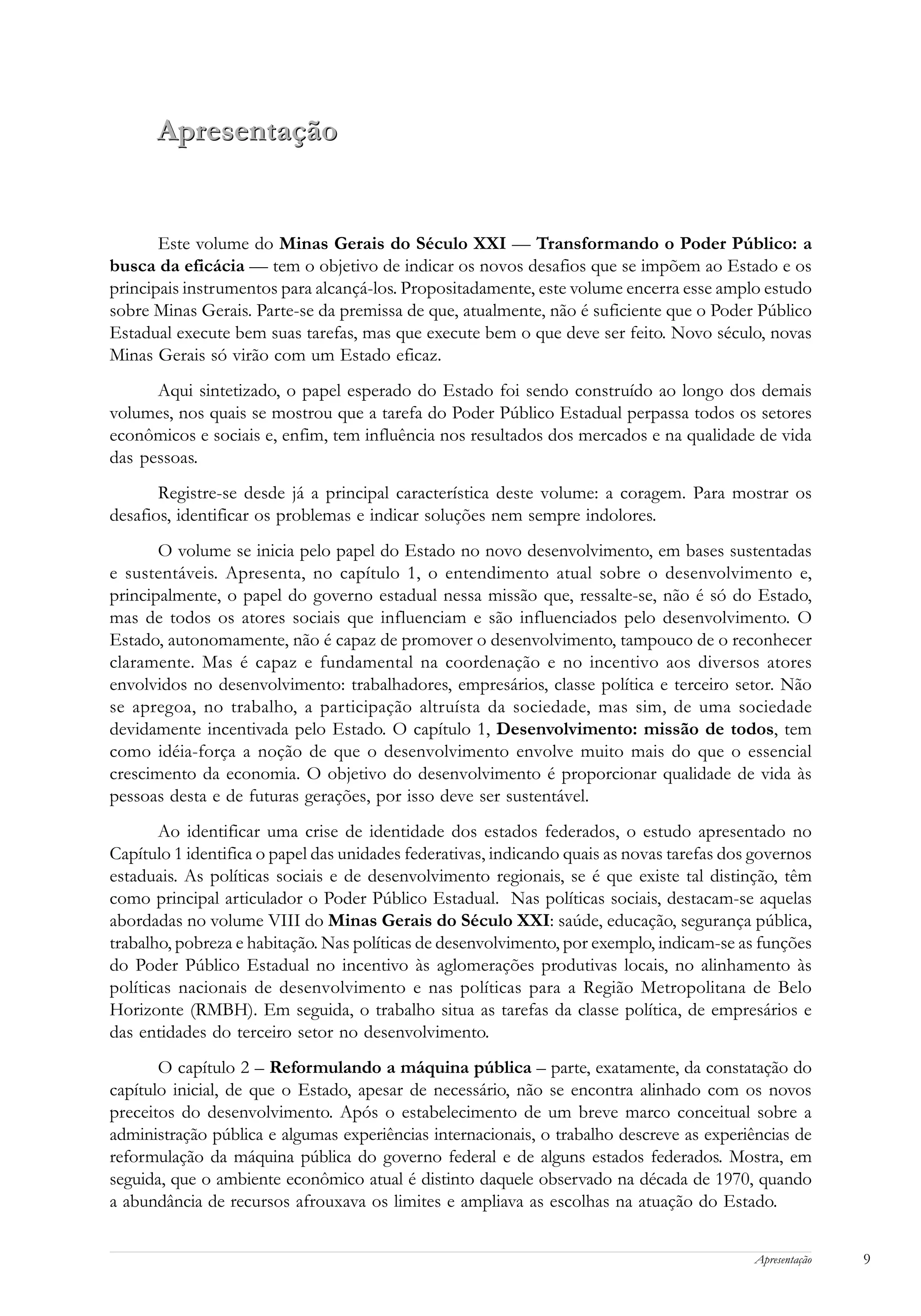 Volume 9 O Poder Publico