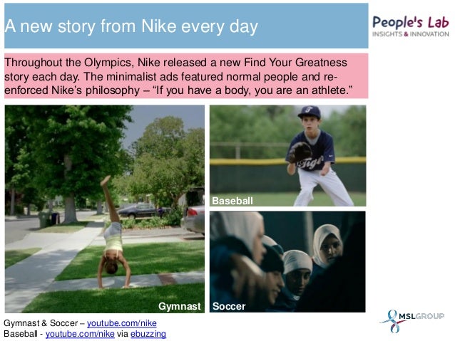 People's Insights Volume 1, Issue 30: Nike Find Your Greatness