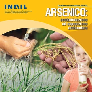 Quaderno informativo ISPESL




ARSENICO:
    contaminazione
     ed esposizione
        ambientale
 