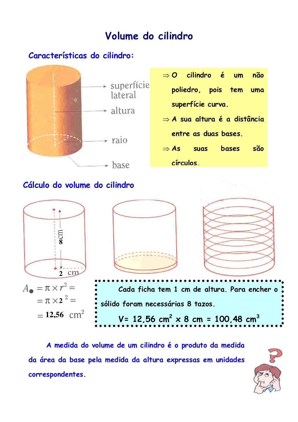 Volume Cilindro