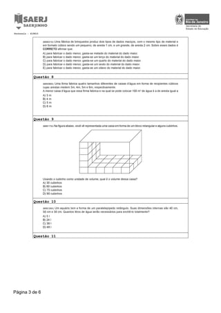 Protocolo : 610810 
Questão 8 
Questão 9 
Questão 10 
Questão 11 
Página 3 de 6 
 