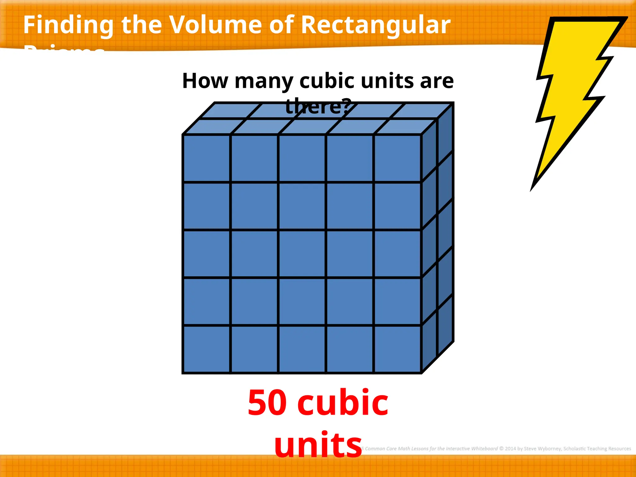 An introduction to volume of rectangular prism counting Cubes | PPTX