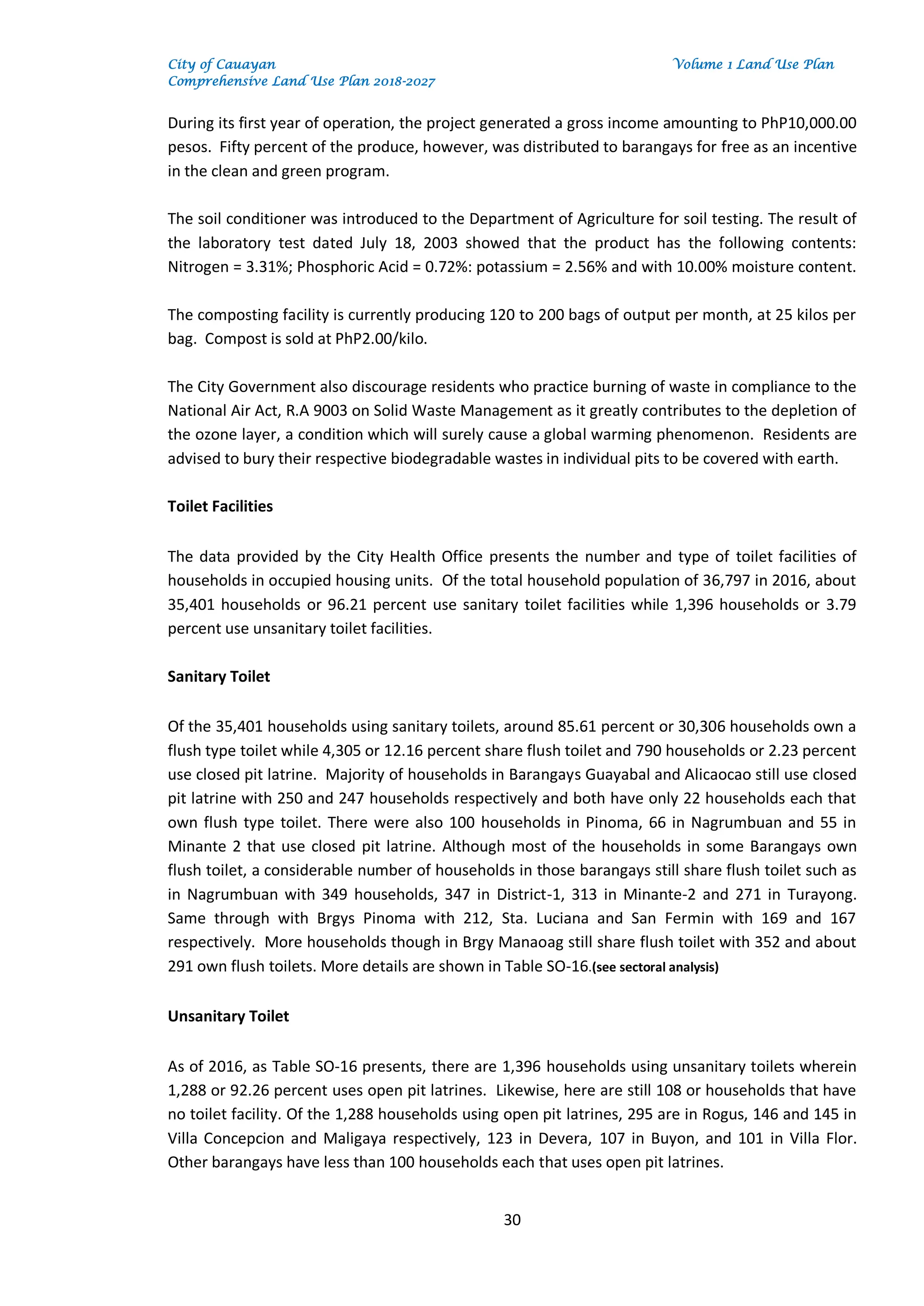 Volume I_ Land Use Plan of tagaytay city, PDF