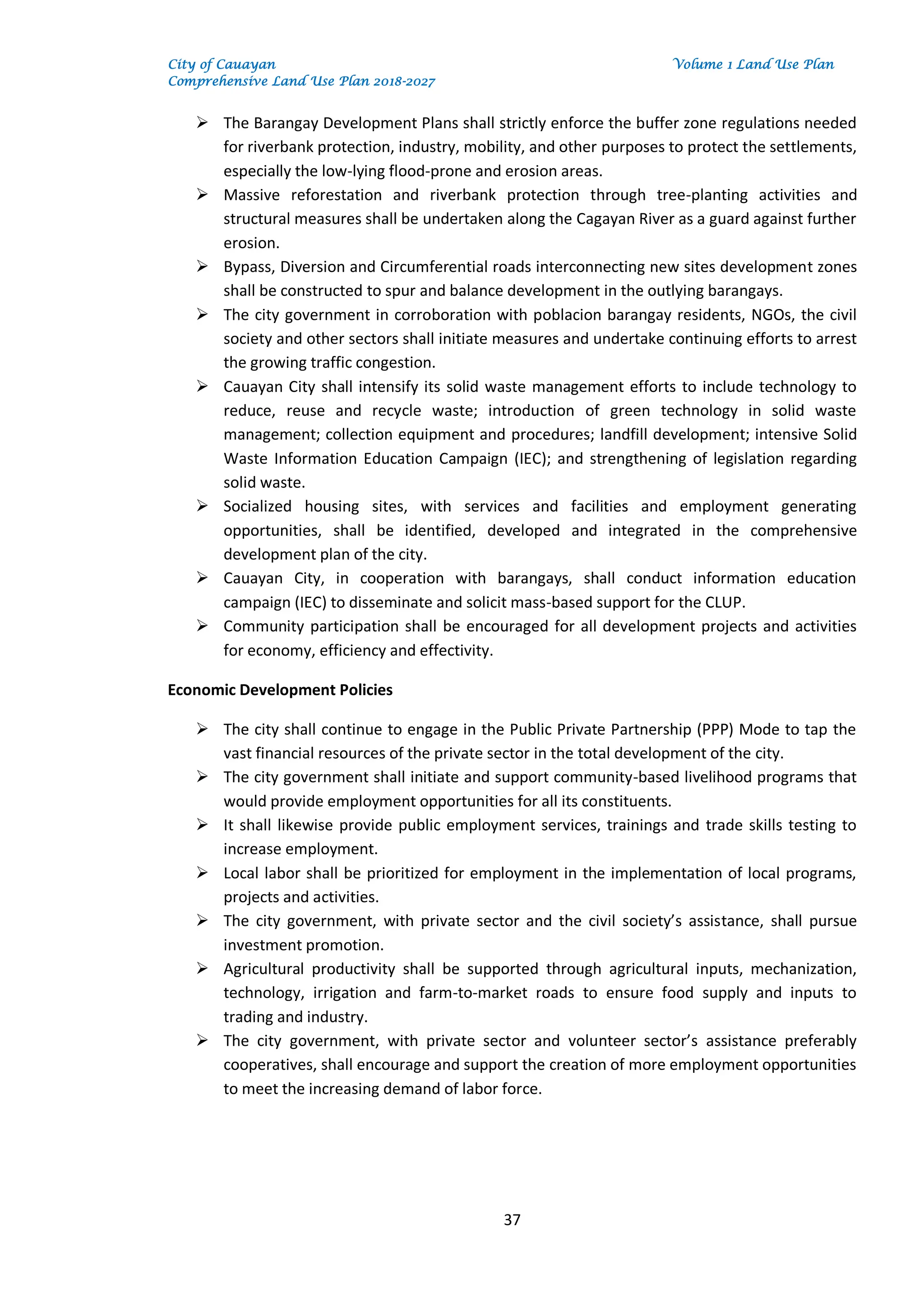 Volume I_ Land Use Plan of tagaytay city, PDF
