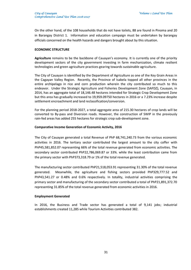 Volume I_ Land Use Plan of tagaytay city, PDF