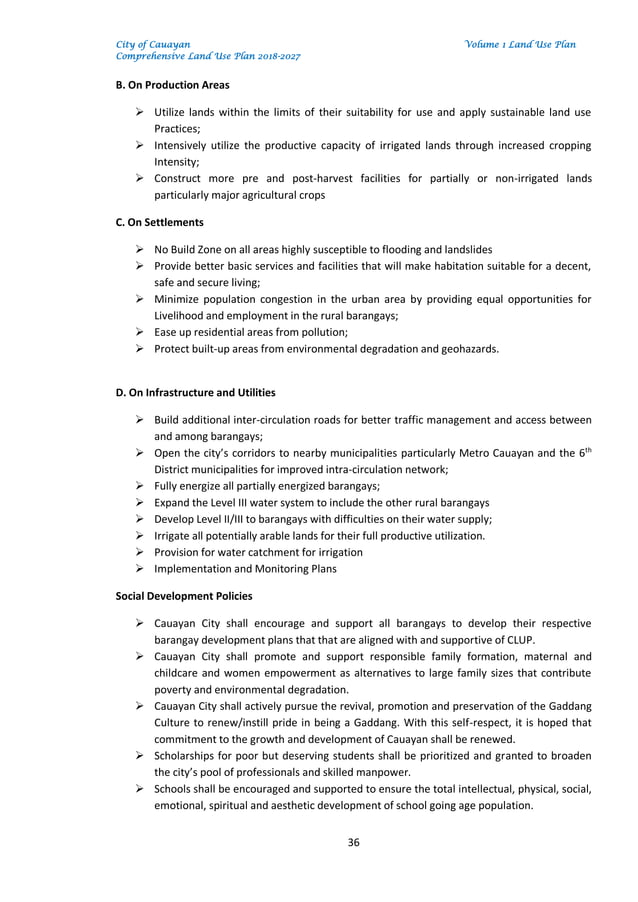 Volume I_ Land Use Plan of tagaytay city, PDF