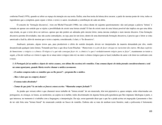 conforme Freud (1976), quando se refere ao espaço da intenção em sua teoria. Enfim, uma boa teoria da leitura deve encarar, a partir do mesmo ponto de vista, todos os
ingredientes que a compõem, quais sejam: o leitor, o texto e o autor, ressaltando a contribuição de cada um deles.

           O conceito de ‘formação discursiva’, visto em Michel Foucault (1986), nos coloca diante do seguinte questionamento: não será porque a palavra ‘leitura’ é
tomada em apenas um sentido que se rejeita a possibilidade de existir uma leitura errada? O fato de existir mais de uma leitura possível não implica em que uma delas
seja errada, ou que o texto deva ser unívoco, apenas que não podem ser adotadas pelo mesmo leitor, numa mesma condição e num mesmo discurso. Uma formação
discursiva permite diversidades, mas não aceita contradições, ou seja, para ler um texto, dentro de uma determinada formação discursiva, é preciso que o leitor se sinta
autorizado a fazê-la, além de mostrar que o texto a suporta, considerando, é claro, o ‘fio discursivo’.

           Analisarei, portanto, alguns textos que, para produzirem o efeito de sentido desejado, devem ser interpretados da maneira demandada por eles, sendo
desautorizada qualquer outra leitura. Tomando por base o que disse Leon Eliachar: “Humorismo é a arte de fazer cócegas no raciocínio dos outros. Há duas espécies
de humorismo: o trágico e o cômico. O trágico é o que não consegue fazer rir, o cômico é o que é verdadeiramente trágico para se fazer”, examinemos os textos a
seguir, a fim de verificar se o leitor é capaz de se situar entre o trágico (não rir) ou entre o cômico (trágico para se fazer) trabalhos do autor e do leitor no confronto com
o texto.

   1. O Português foi ao médico e depois de vários exames, este último lhe receitou três remédios. Uma semana depois ele tinha piorado consideravelmente e está
   na cama agonizante, quando Maria resolve chamar o médico novamente.

    - O senhor comprou todos os remédios que eu lhe passei? – pergunta-lhe o médico.

    - Mas é claro que eu comprei, doutor!

    - E tomou todos direitinho?

    - Tomar de que jeito? Se em todos os frascos estava escrito: “Mantenha sempre fechado”?

           As piadas que versam sobre o que chamarei nesse trabalho de “leitura errada” de um enunciado, têm tom pejorativo e, quase sempre, estão relacionadas aos
portugueses, às crianças, às louras, ao nordestino, ao caipira ou à mulher, todos discriminados de alguma forma pela ignorância que lhes imputam. Ideologias à parte, o
que interessa, no momento é o trabalho com a linguagem, a interpretação. Ou seja, estou querendo dizer que o que faz a piada acima ser engraçada é justamente o fato
de ter sido feita uma “leitura literal” do enunciado contido no frasco de remédio. Embora não se trate de nenhum texto literário, onde a polissemia é fortemente



                                                                                                                                                                           69
 
