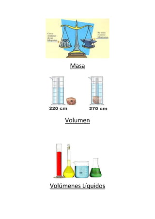 Masa




    Volumen




Volúmenes Líquidos
 