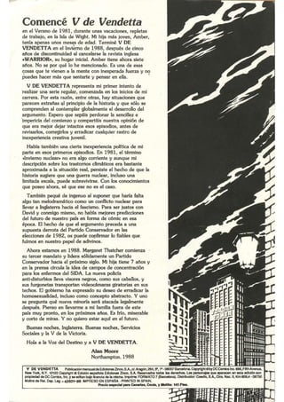 V for Vendetta Volumen 1