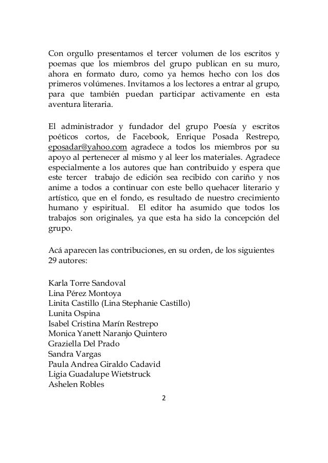 Deshojando Margaritas Volumen 3 Grupo Poesia Y Escritos Poeticos Co