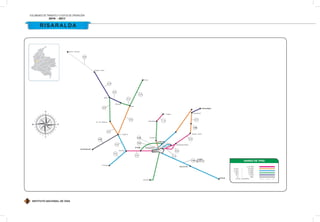 INSTITUTO NACIONAL DE VÍAS
VOLÚMENES DE TRÁNSITO Y COSTOS DE OPERACIÓN
2010 - 2011
RISARALDA
 