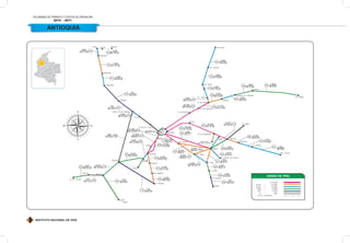 INSTITUTO NACIONAL DE VÍAS
VOLÚMENES DE TRÁNSITO Y COSTOS DE OPERACIÓN
2010 - 2011
ANTIOQUIA
 
