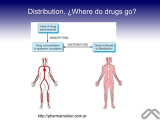 Distribution. ¿Where do drugs go? http://pharmamotion.com.ar 