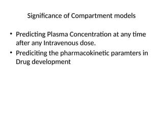 Volume of distribution (pharmacokinetics) | PPTX