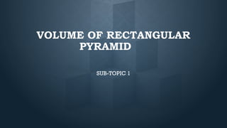 Understanding and Calculating the Volume of Square and Rectangular ...