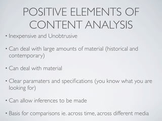 Content Analysis