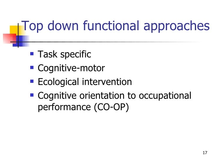 Intervention and DCD considerations for practice