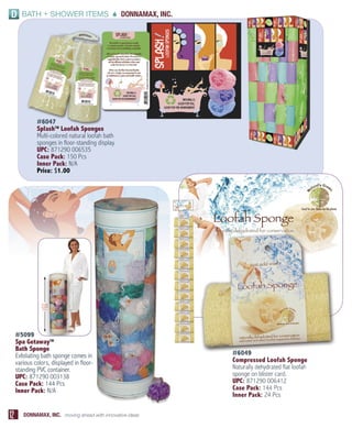 Donnamax Products Catalog | Spring 2009