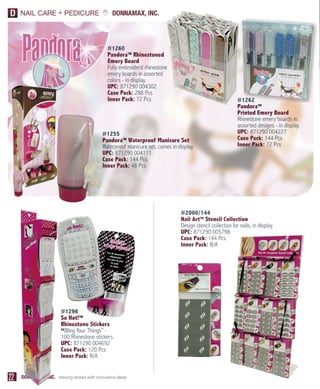 Donnamax Products Catalog | Spring 2009