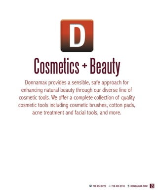 Donnamax Products Catalog | Spring 2009