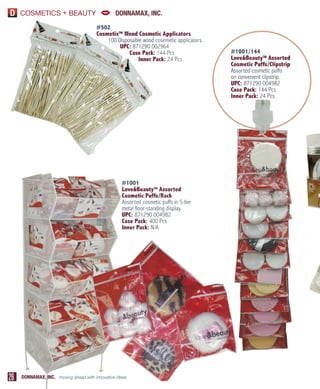 Donnamax Products Catalog | Spring 2009