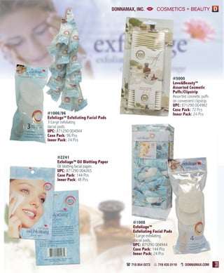 Donnamax Products Catalog | Spring 2009