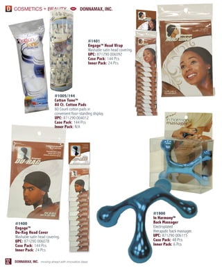Donnamax Products Catalog | Spring 2009