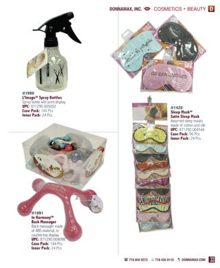 Donnamax Products Catalog | Spring 2009