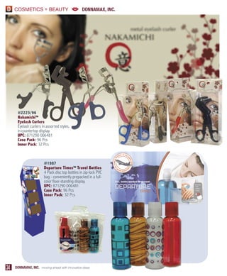 Donnamax Products Catalog | Spring 2009