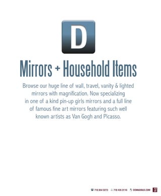 Donnamax Products Catalog | Spring 2009